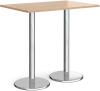 Dams Pisa Rectangular Poseur Table - 1200mm - Beech