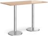 Dams Pisa Rectangular Poseur Table - 1600mm - Beech