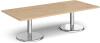 Dams Pisa Rectangular Coffee Table - 1800mm - Kendal Oak