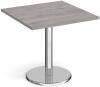 Dams Pisa Square Dining Table - 800mm - Grey Oak