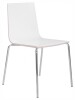 Elite Multiply Breakout Chair With Silver Frame - White Finish