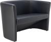 TC Tub Sofa Faux Leather - Black