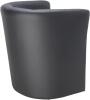 TC Tub Armchair Faux Leather - Black